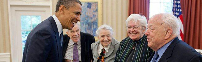 ERA Science Board Member, Burton Richter, is honored by President Obama at the White House